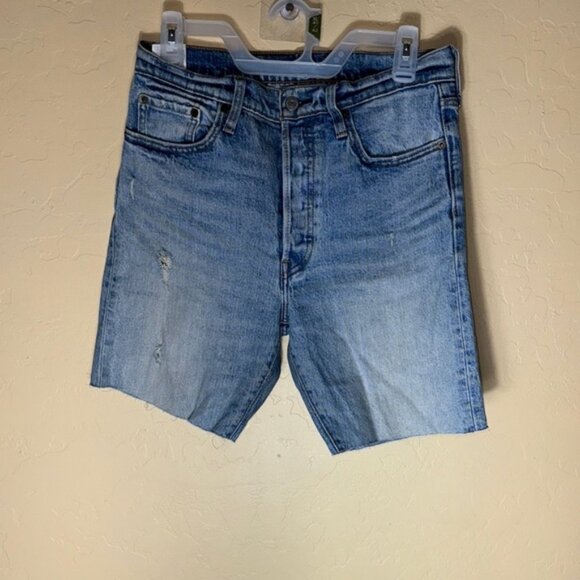 Blue Denim Shorts - Picture 1 of 10